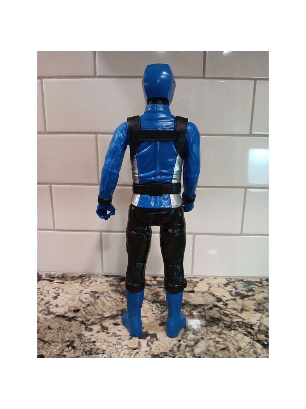 2018 Power Rangers 12" Lighting Collection Beast Morphers Blue Ranger Large - Picture 4 of 15